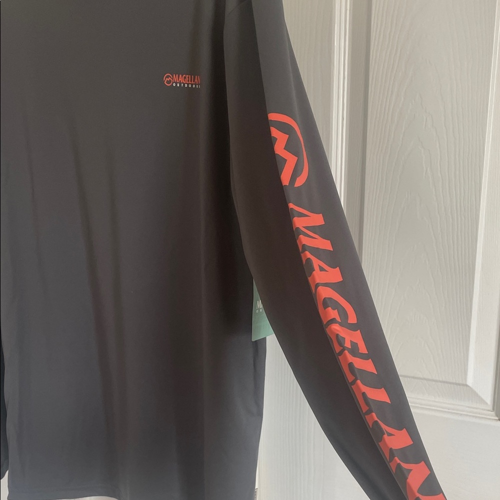 Magellan Outdoors Charcoal Long Sleeve Tee - Picture 4 of 6
